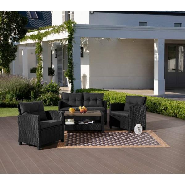 Комплект мебели ротанг AFM-804G Dark Grey