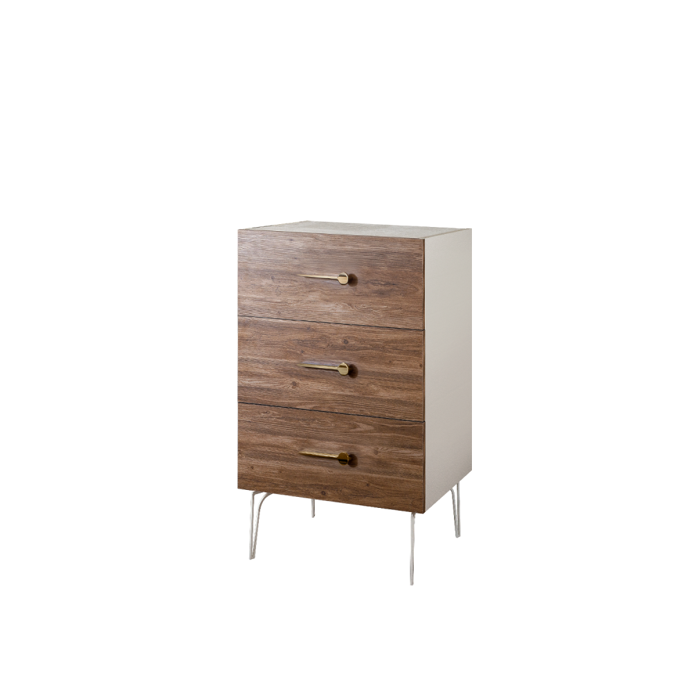 Комод 'Bogemia-Wood' БМКМ-1(Wo)(слоновая кость lakobel золот